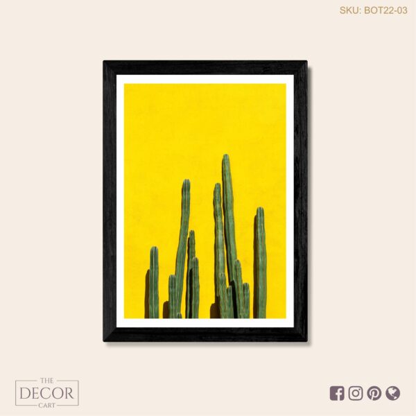 Green Cactus Yellow